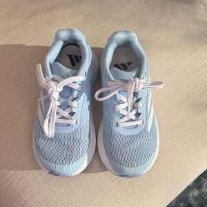 Light Blue Adidas Sneakers- Girls size 12
